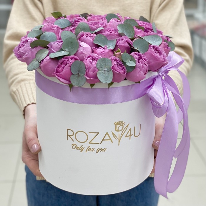 Мисти Баблс с эвкалиптом в коробке